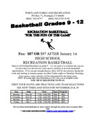 High School Basketball
